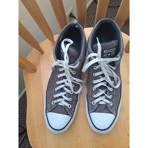 Converse Chuck Taylor All Star Street Mid Top Gray Sneakers Mens Shoes Size 13